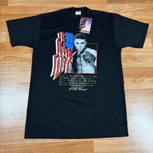 Vintage 1994 Oscar‎ De La Hoya vs. Giorgio Campanella MGM Grand Promo Shirt Sz L